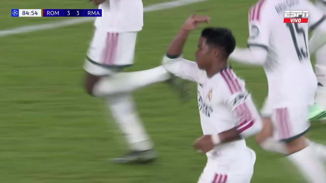 El bautismo de Endrick en Europa: un testarazo que salva el honor del Real Madrid