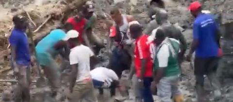 Al menos 9 muertos por un deslizamiento de tierra en mina de oro de Nariño