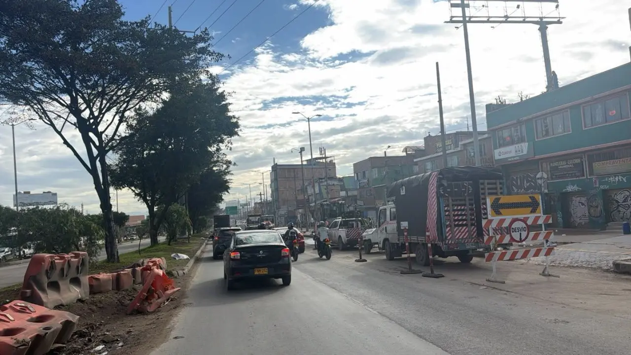 El colapso de la Autopista Sur: Soacha exige el fin de las obras en hora punta