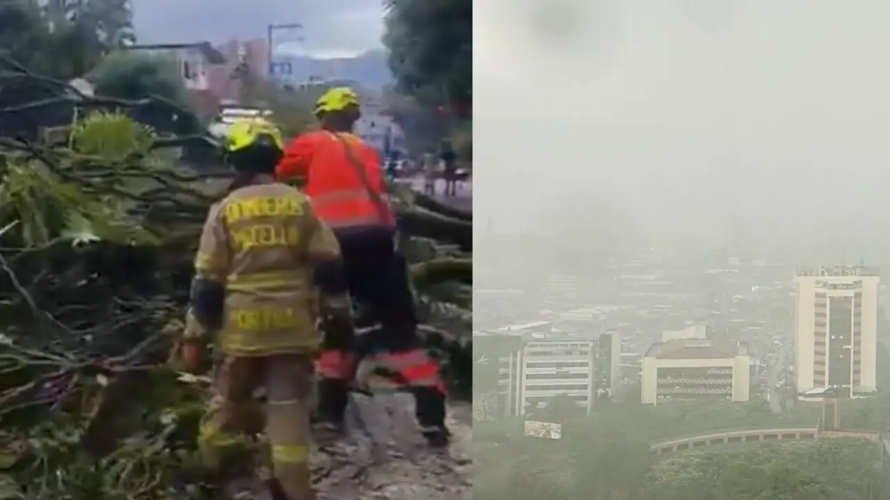 Medellín bajo el asedio de los cielos: tormentas eléctricas y caos vial encienden las alarmas