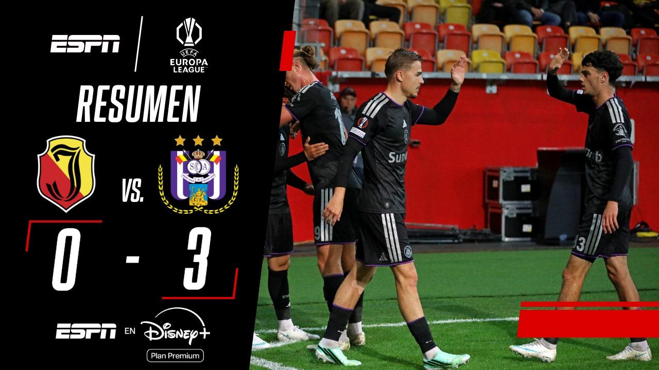 El Anderlecht impone su jerarquía en Białystok con una goleada de autoridad