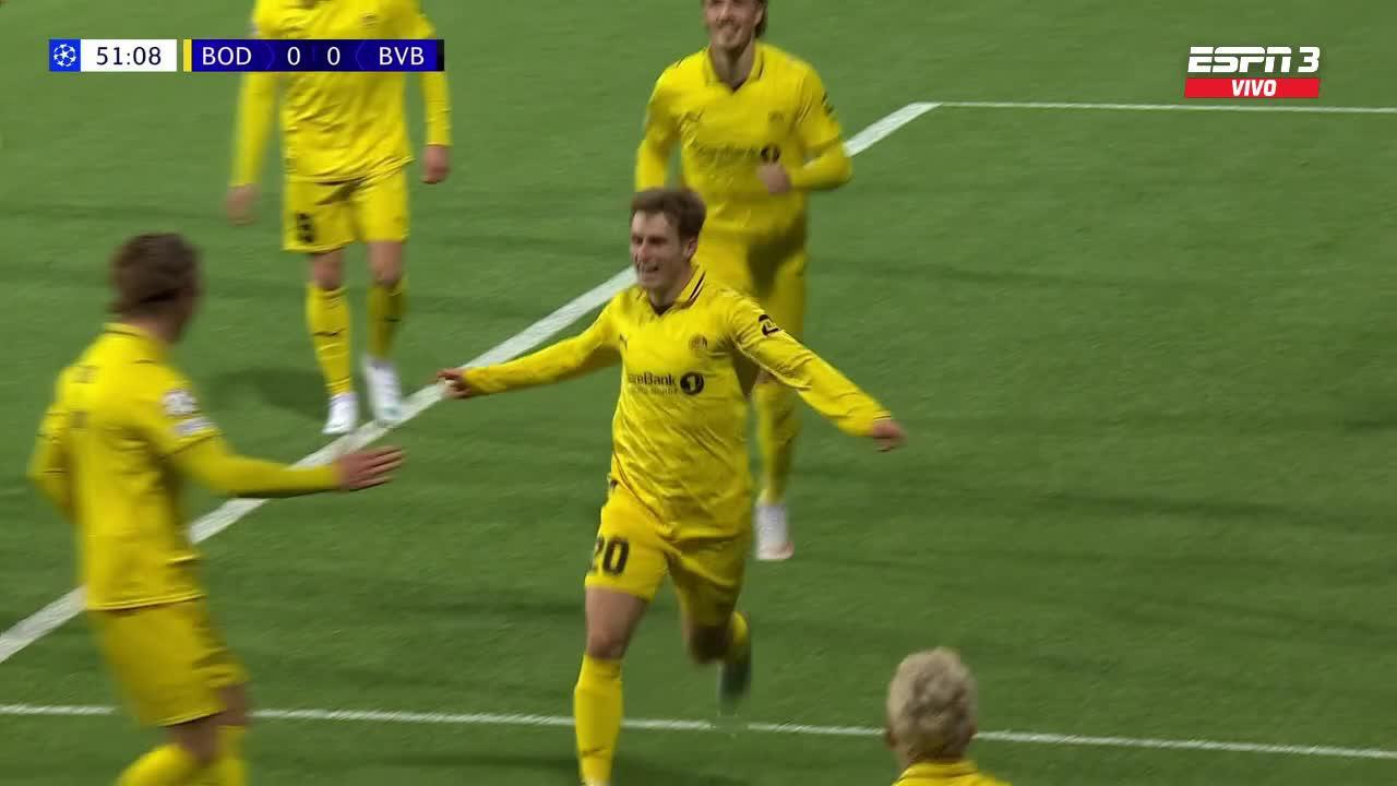 El Bodo/Glimt desafía la jerarquía europea: Sjovold firma una gesta en la Champions