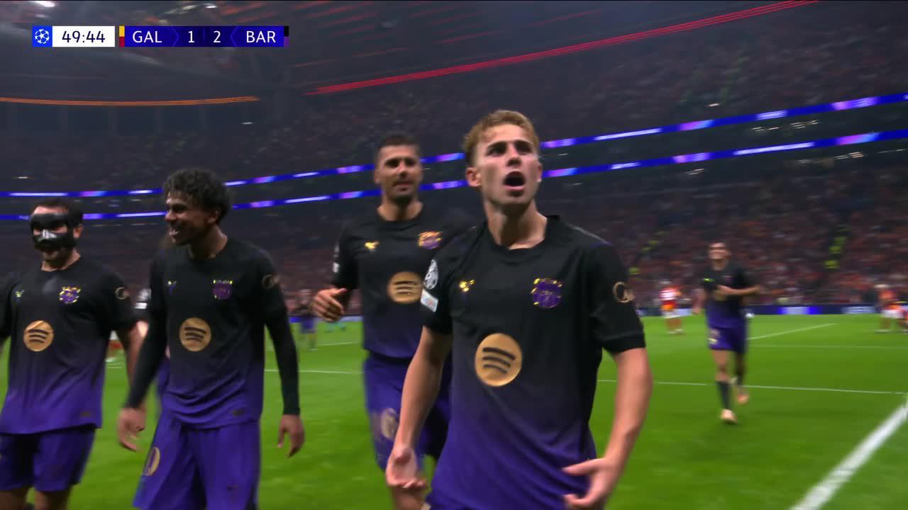 ¡Asistencia perfecta de Lamine Yamal y gol de Fermín para el 2-1!