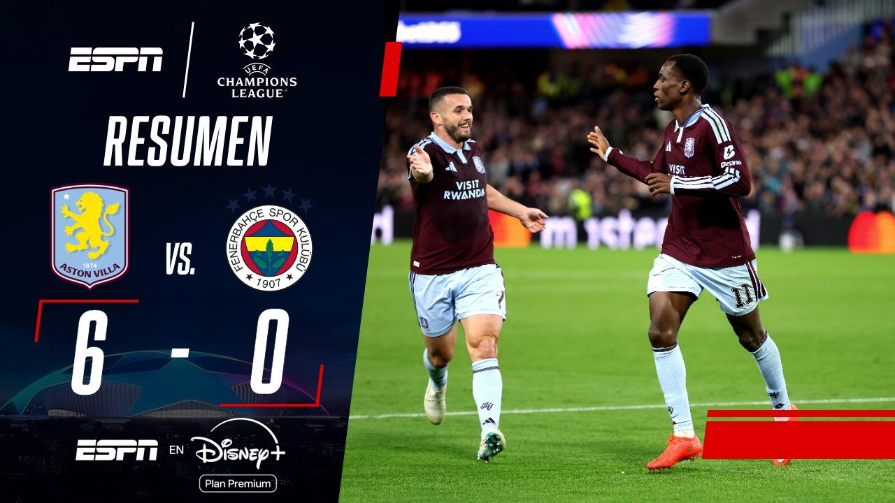 El Aston Villa dicta cátedra en Europa: una sinfonía de goles que humilla al Fenerbahçe