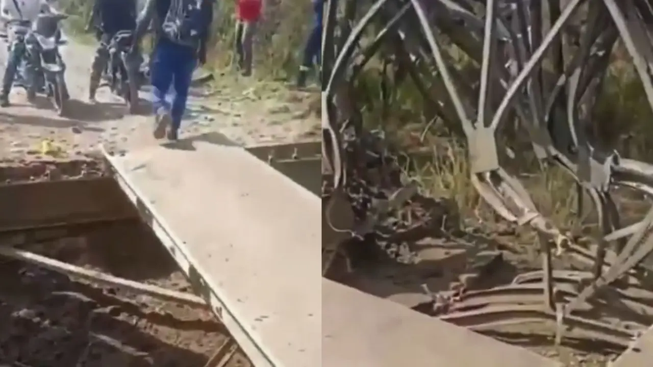 Atentado con explosivos a puente de Santander de Quilichao, Cauca, deja aisladas a 200 familias