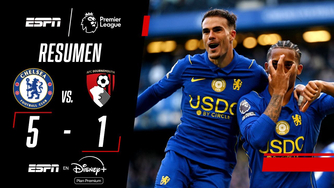 El Chelsea recupera la memoria con una sinfonía de goles ante el Bournemouth