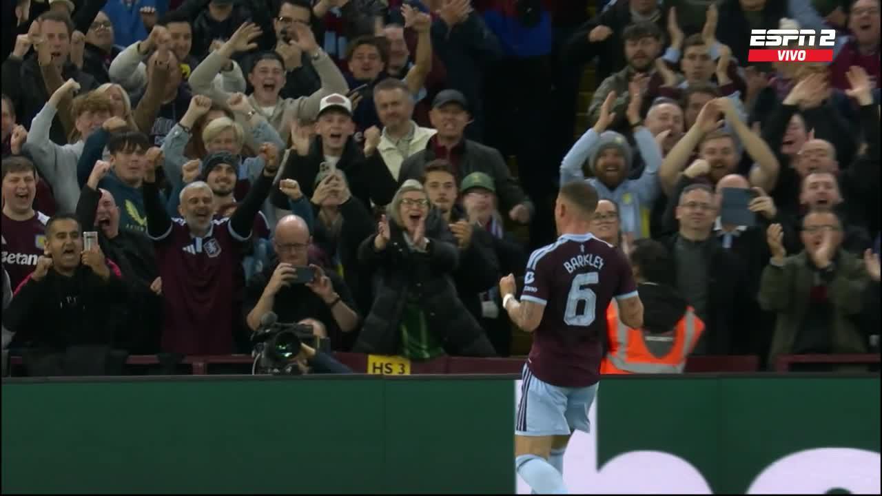 La redención de Ross Barkley: un destello de jerarquía en la noche europea del Aston Villa