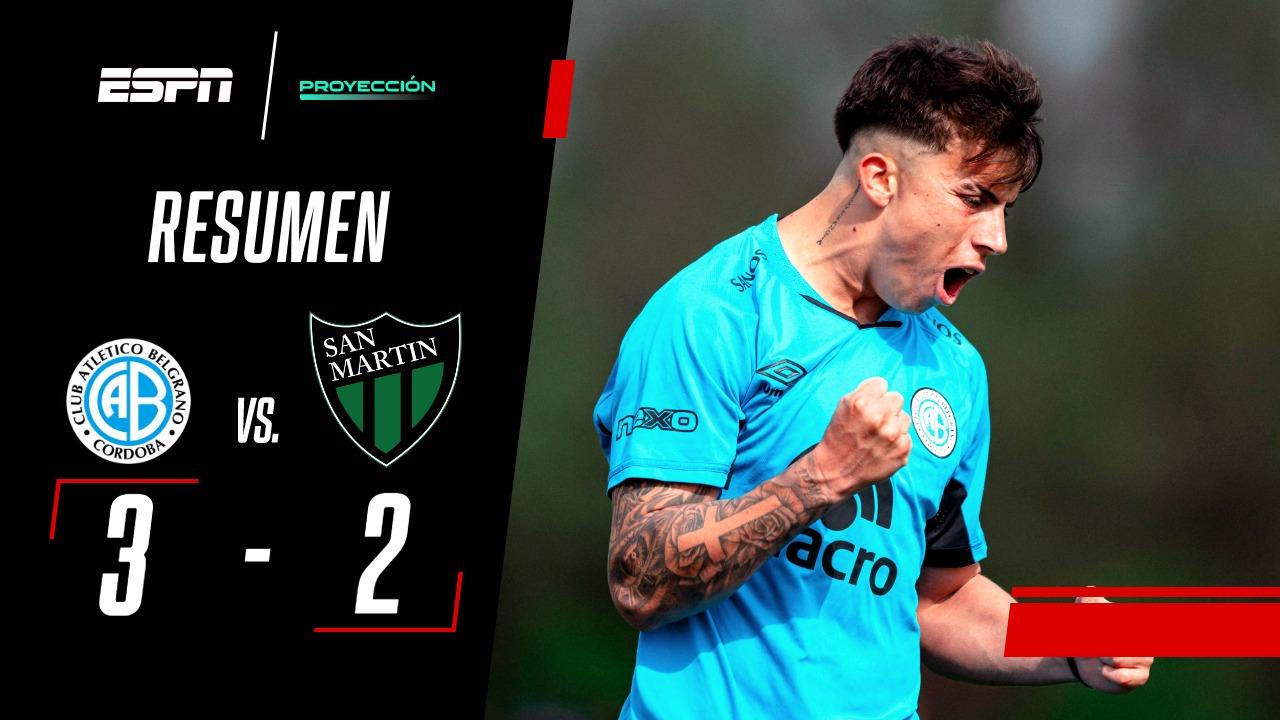 Belgrano impone su jerarquía en una remontada épica ante San Martín de San Juan