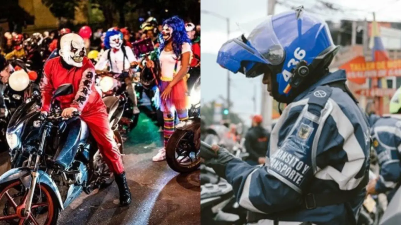 El asfalto en vilo: Bogotá blinda su movilidad ante el desafío de las caravanas de Halloween