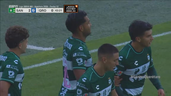 ¡Cayó el segundo en Torreón! | Santos 2 Querétaro 0