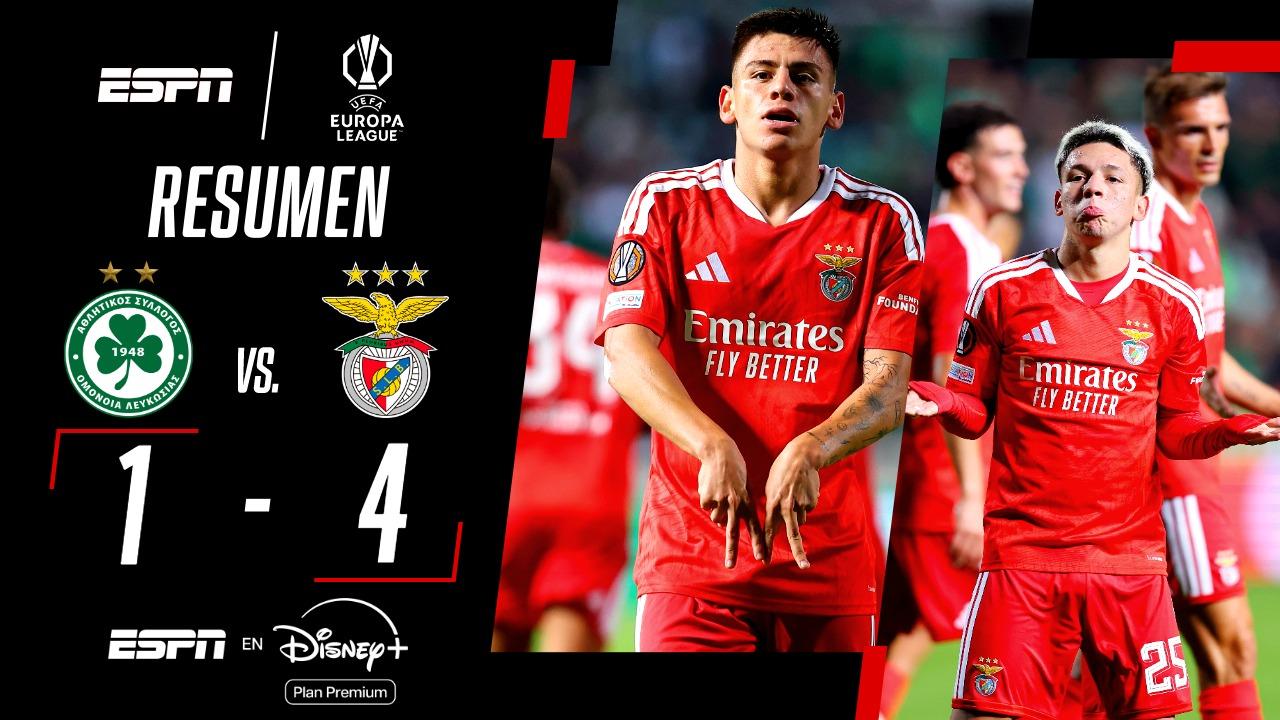 El Benfica impone su jerarquía en Europa: una sinfonía de fútbol que mantiene el invicto