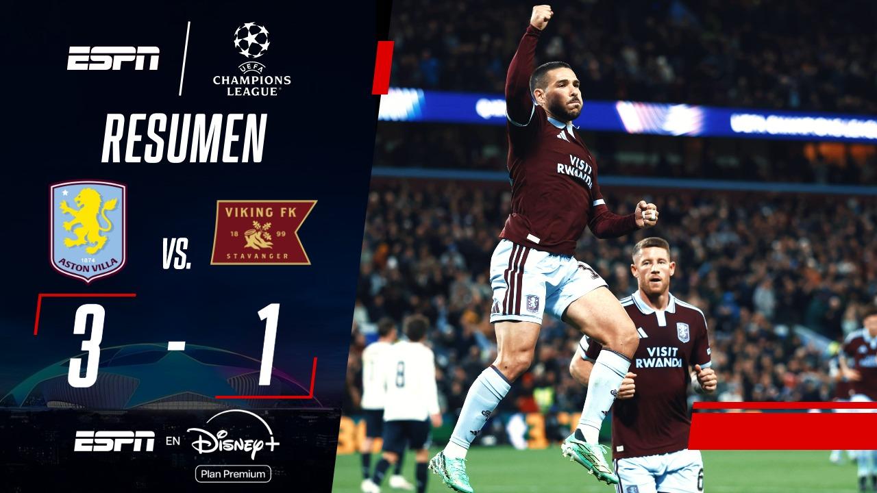 Con el brillo de Buendía, Aston Villa festejó ante Viking