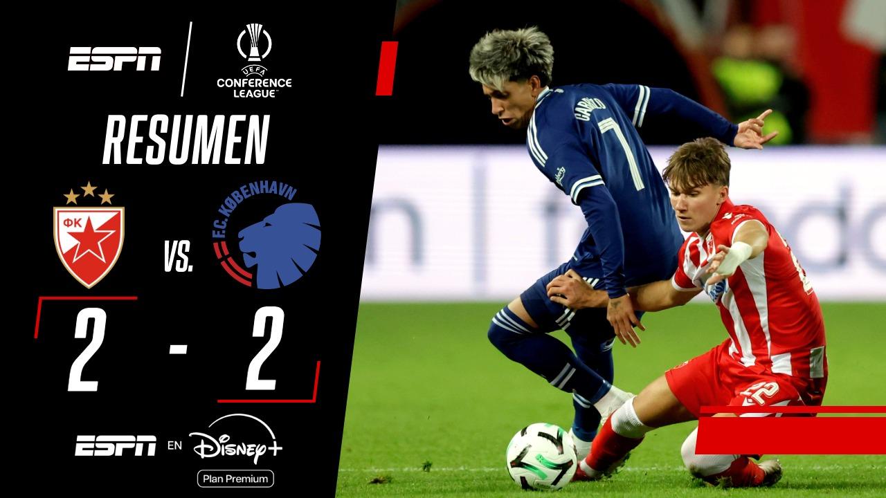 Con gol de Maher Carrizo, Copenhague igualó ante Estrella Roja en la Conference League
