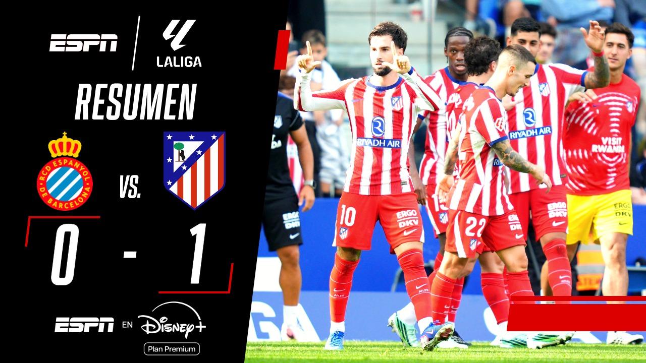 El zarpazo en el descuento: Baena redime al Atlético de Madrid en una batalla agónica en Cornellà