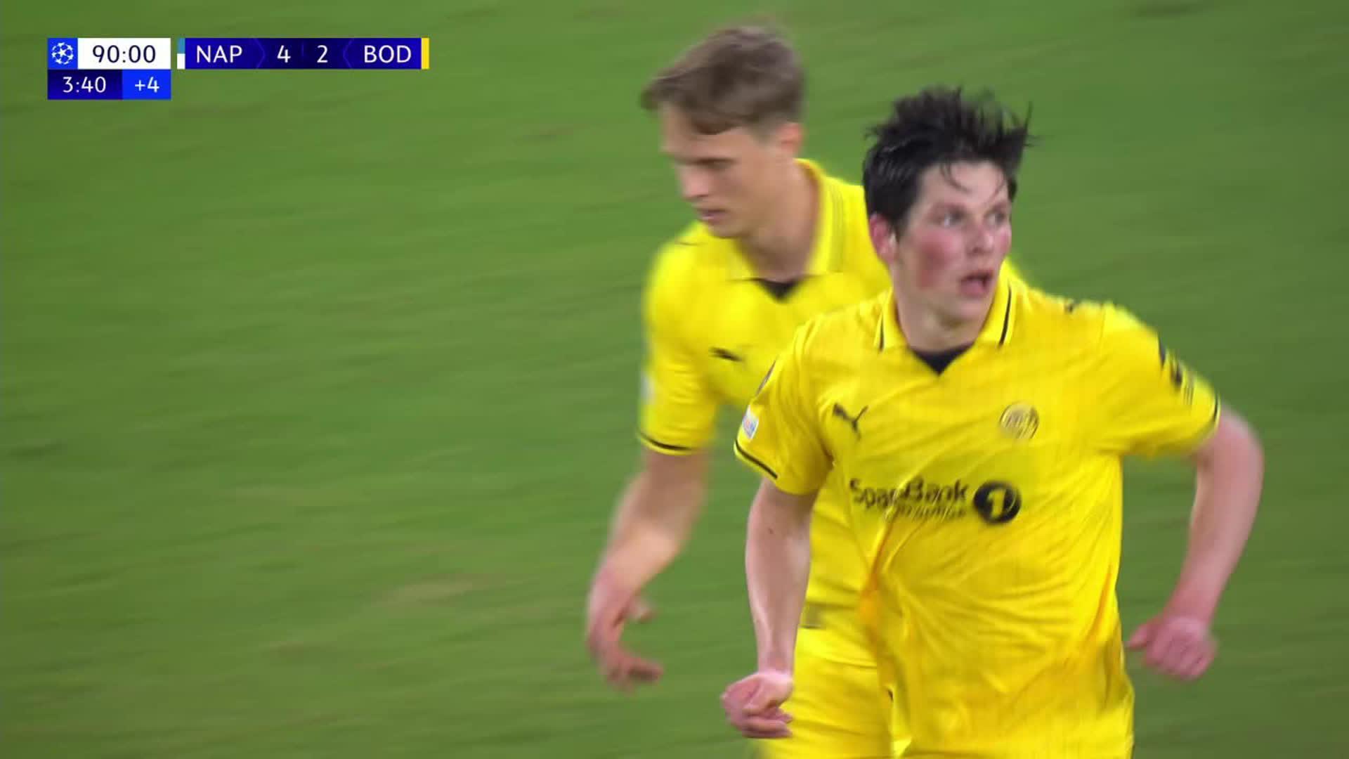 Con suspenso, el Bodo/Glimt recortó la distancia a un gol