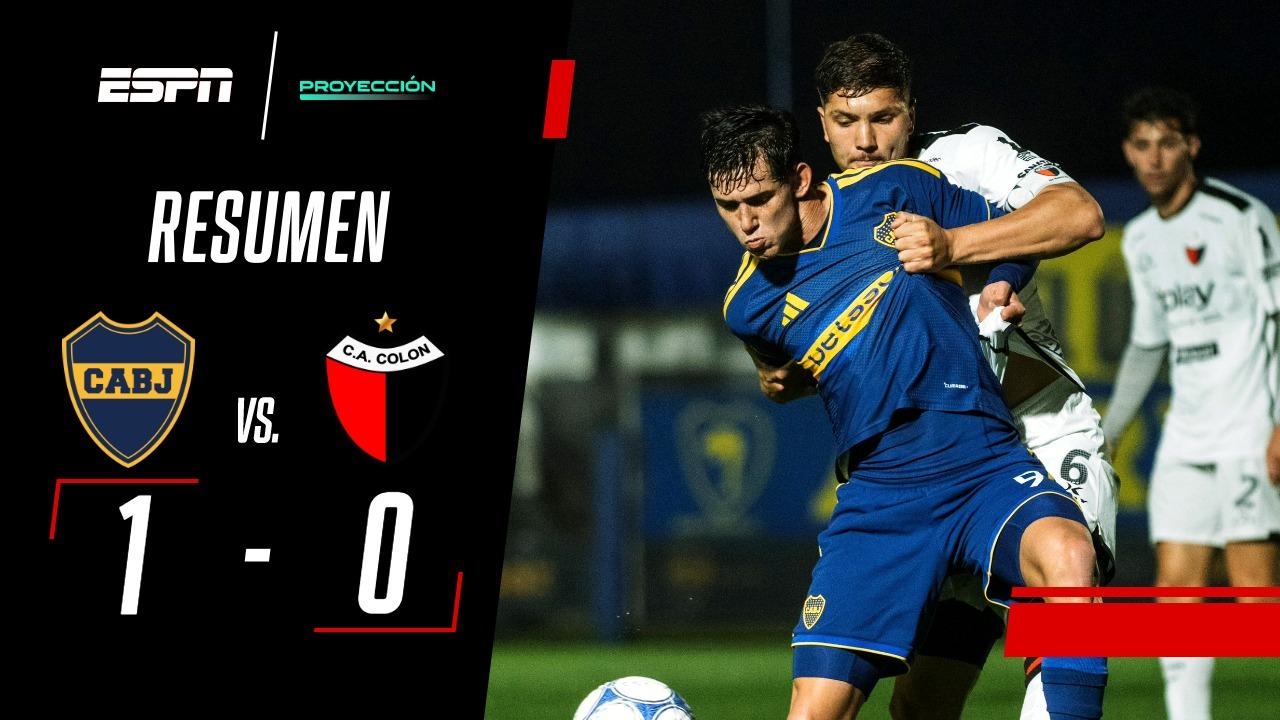 Un testazo del azar: Boca Juniors capitaliza el infortunio de Colón en el Torneo Proyección