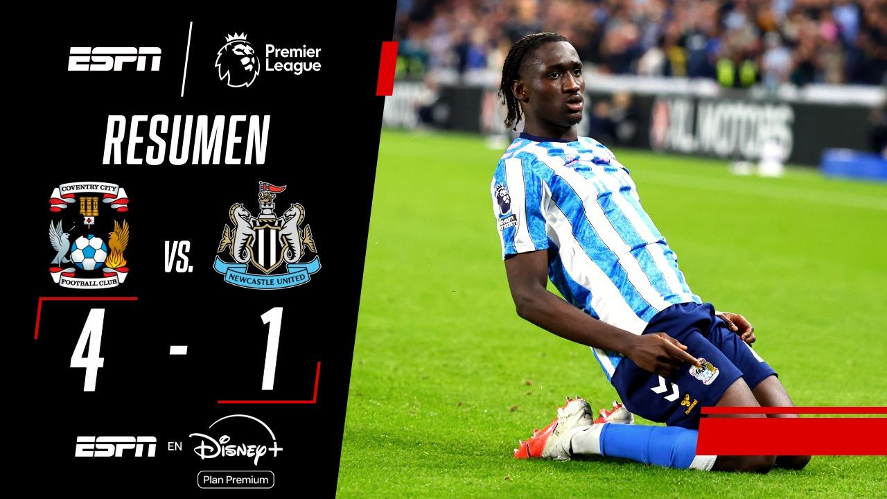 El Coventry City firma una sinfonía de autoridad ante un Newcastle desdibujado