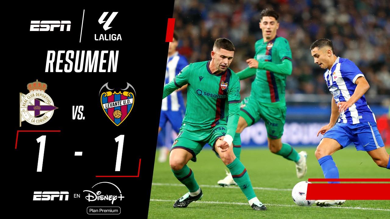 Un empate con sabor a poco en Riazor: Dépor y Levante diluyen sus ambiciones