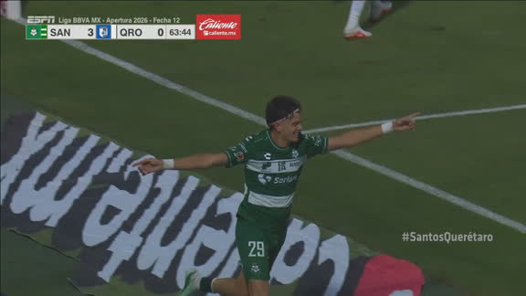 El renacer lagunero: Tahiel Jiménez lidera la embestida del Santos ante un Querétaro sin respuestas