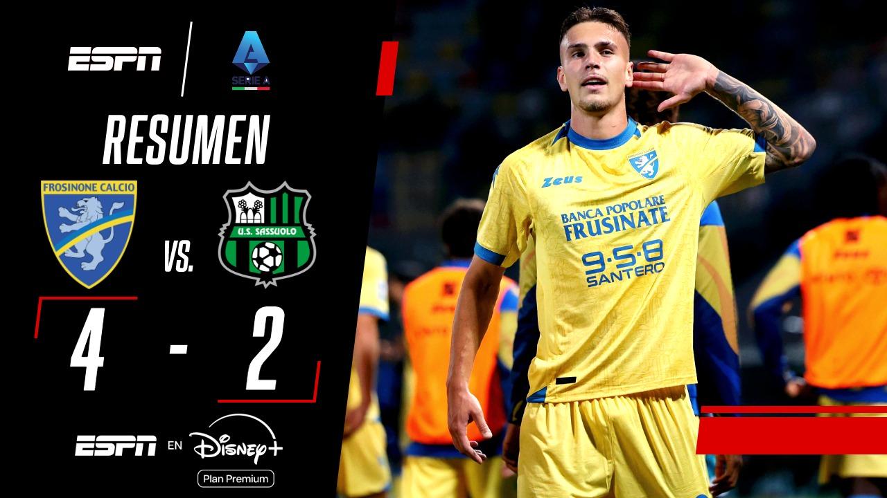 El Frosinone devora al Sassuolo en un festín de errores defensivos