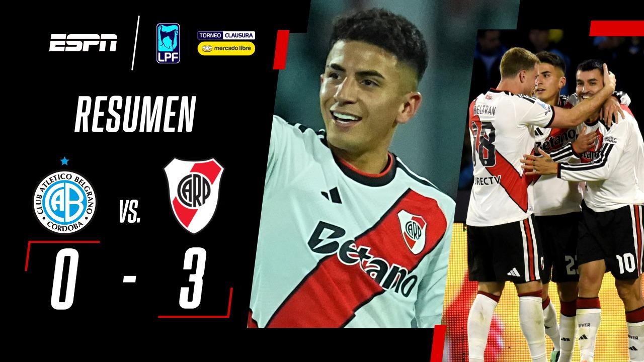 River Plate recupera la memoria futbolística y asalta la zona de clasificación en Córdoba