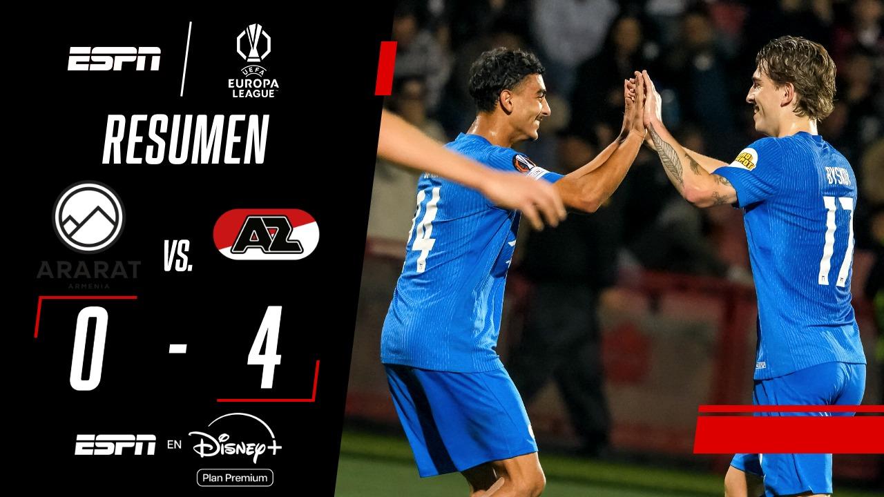 El AZ Alkmaar impone su jerarquía europea con una sinfonía de precisión y contundencia