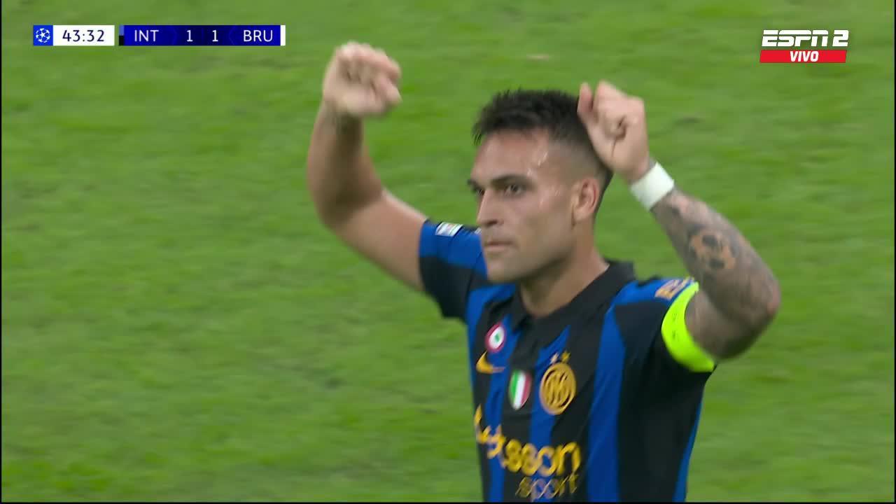 El instinto del ‘Toro’: Lautaro Martínez rescata al Inter en una noche de asedio en Brujas