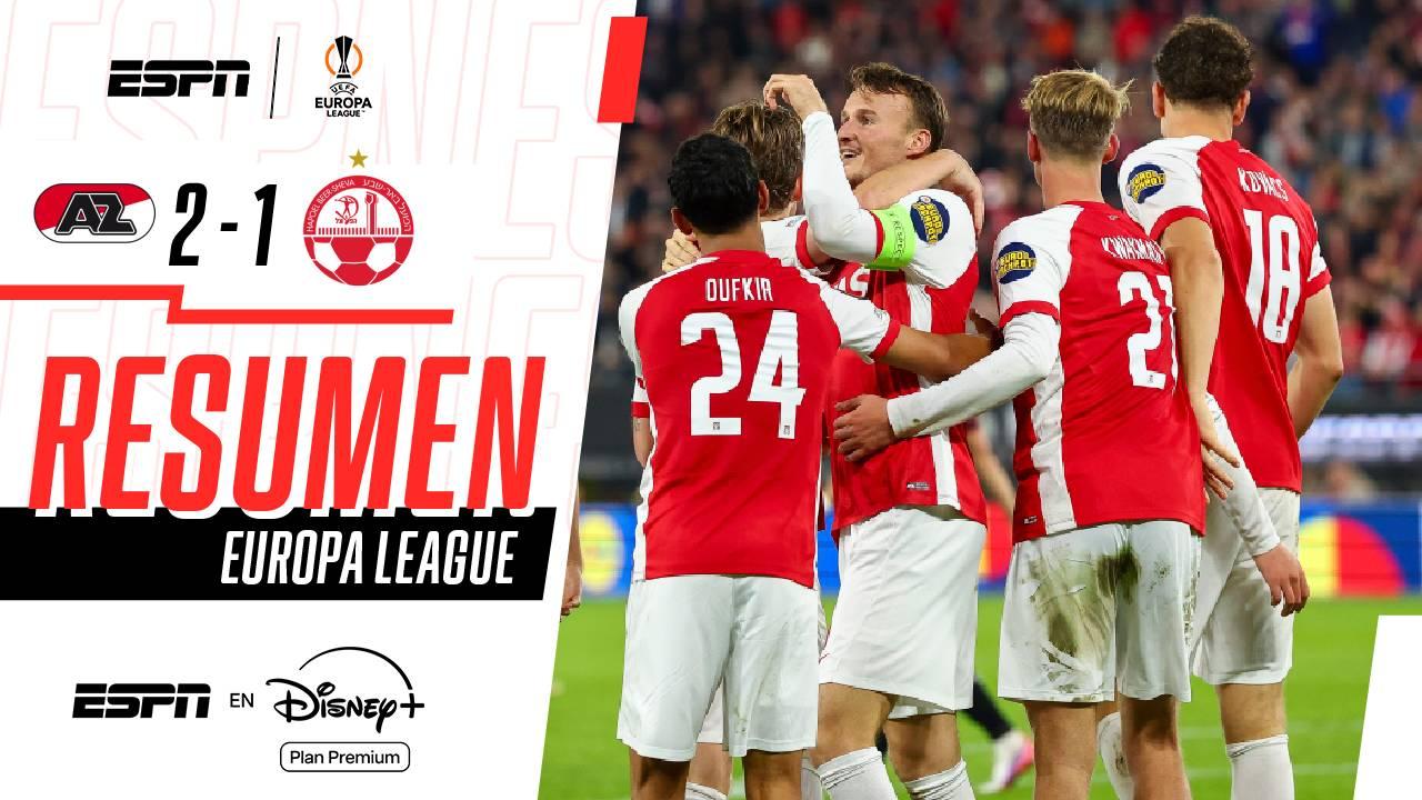 El AZ Alkmaar sobrevive al asedio y sella su jerarquía en la Europa League
