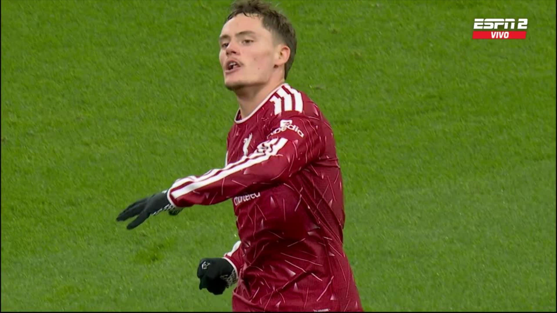 ¡Hay partido en Anfield! Wirtz conectó con Gakpo y gritó el cuarto de Liverpool