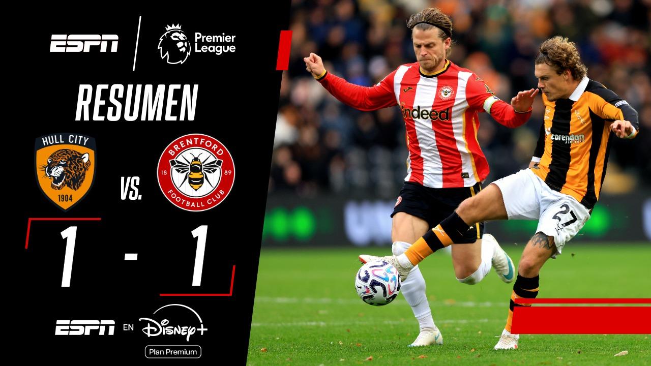 Hull City y Brentford repartieron puntos en la Premier League