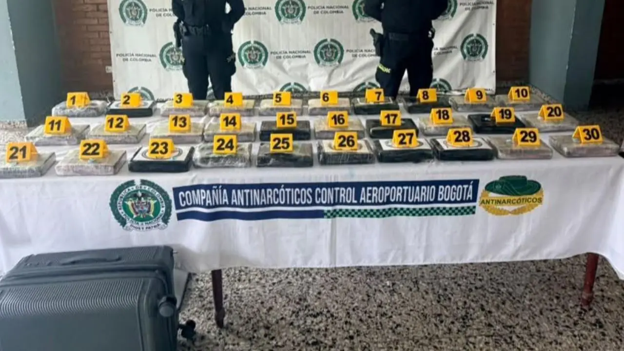 Golpe al narcotráfico transnacional: incautan 30 kilos de cocaína en El Dorado con destino a República Dominicana
