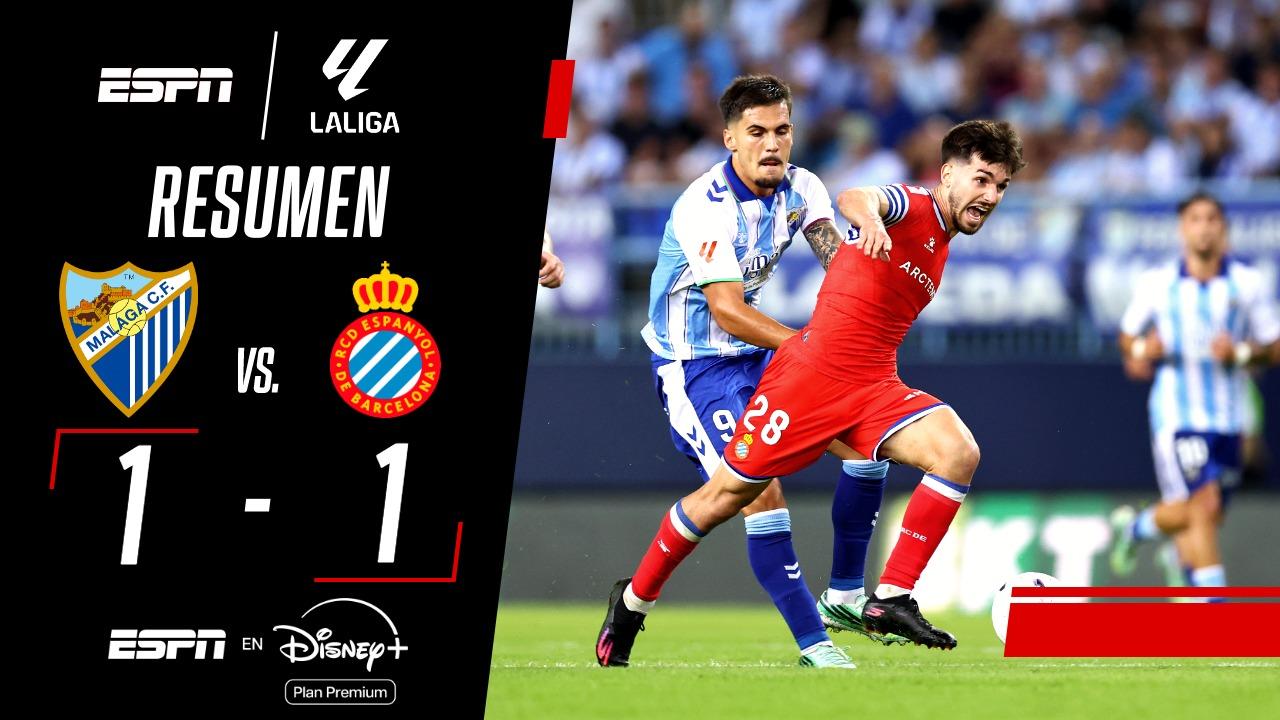 Tablas en La Rosaleda: Málaga y Espanyol sellan un empate que sabe a poco