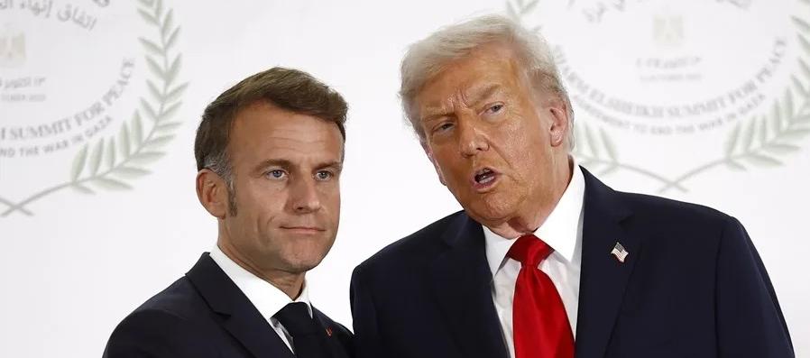 El choque diplomático del Elíseo: Macron fustiga la 'inaceptable' intromisión de Donald Trump en la crisis francesa