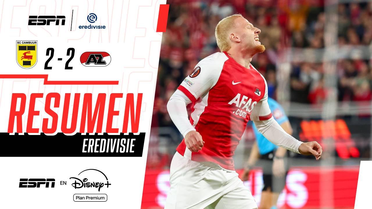 El rescate agónico de Meerdink: AZ Alkmaar esquiva el naufragio ante la rebeldía del Cambuur