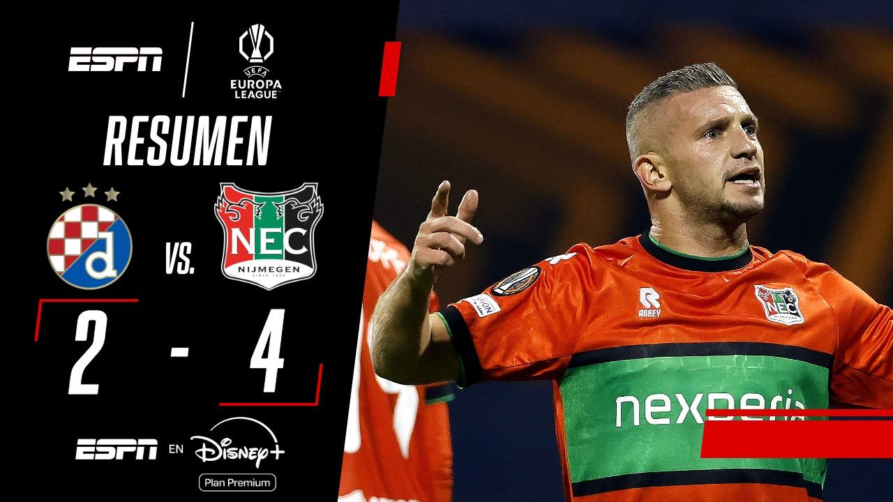 Nijmegen venció al Dinamo Zagreb y sumó su primer triunfo en la Europa League