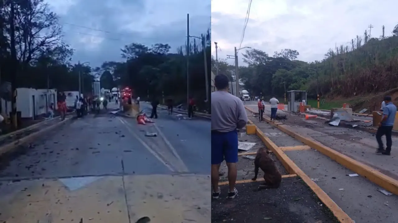 Nuevo atentado con motobomba en peaje de la vía Panamericana, en Cauca: esto se sabe