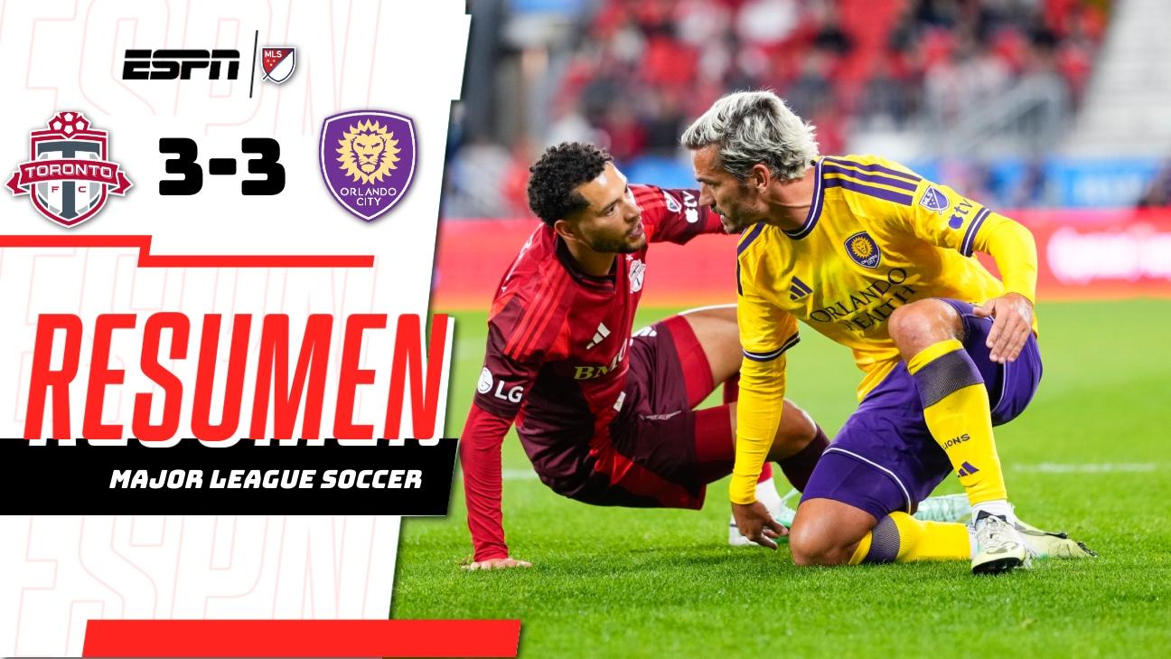 Un duelo de voluntades: Toronto y Orlando City firman tablas en un frenético intercambio de golpes