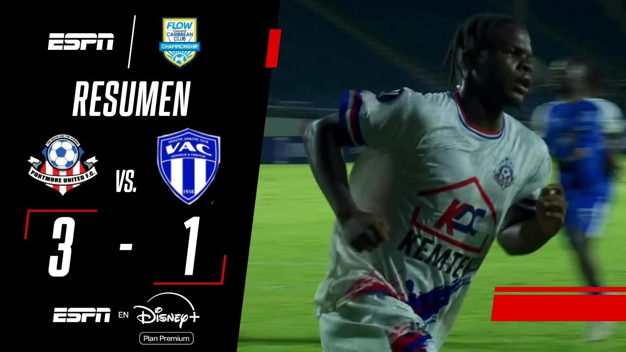 Portmore United venció 3-1 a Violette