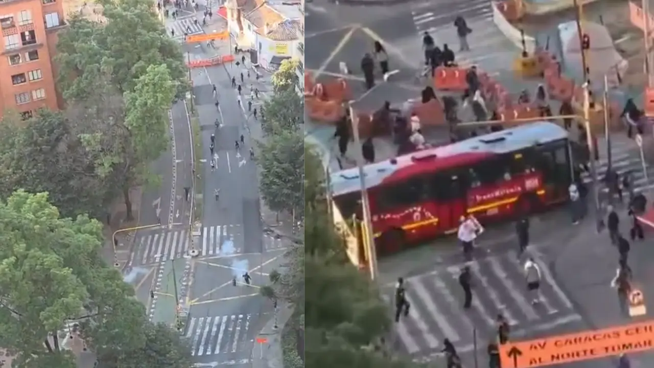 La pugna por la censura cultural sacude a Bogotá: choques frente al Museo Nacional paralizan TransMilenio