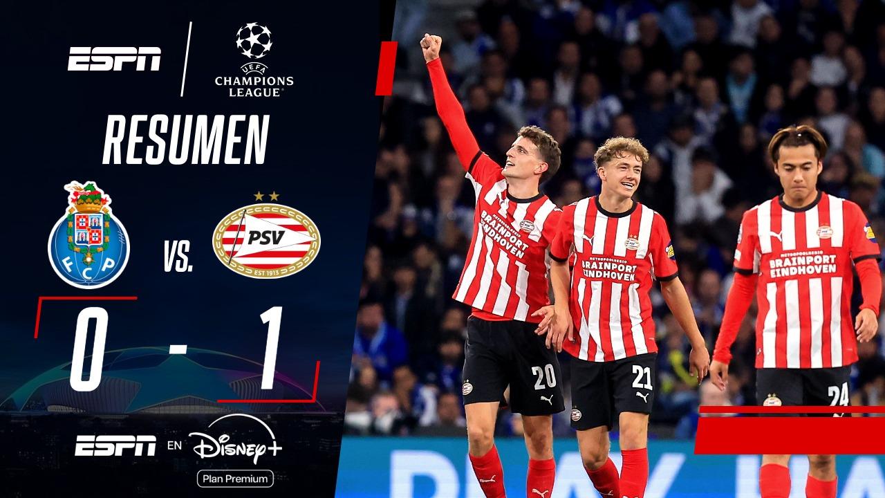 El PSV Eindhoven recupera el aliento en Europa: un zarpazo de Til fulmina al Porto