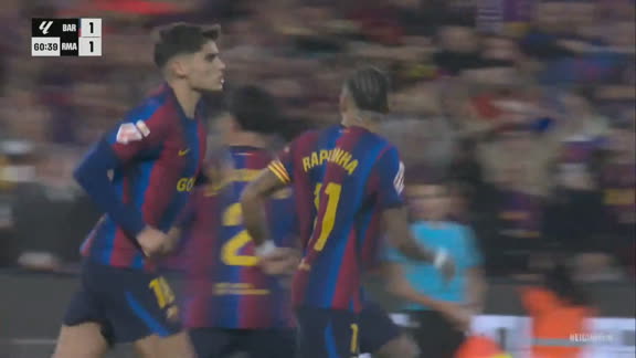 ¡Raphinha pone todo igual para el Barcelona!
