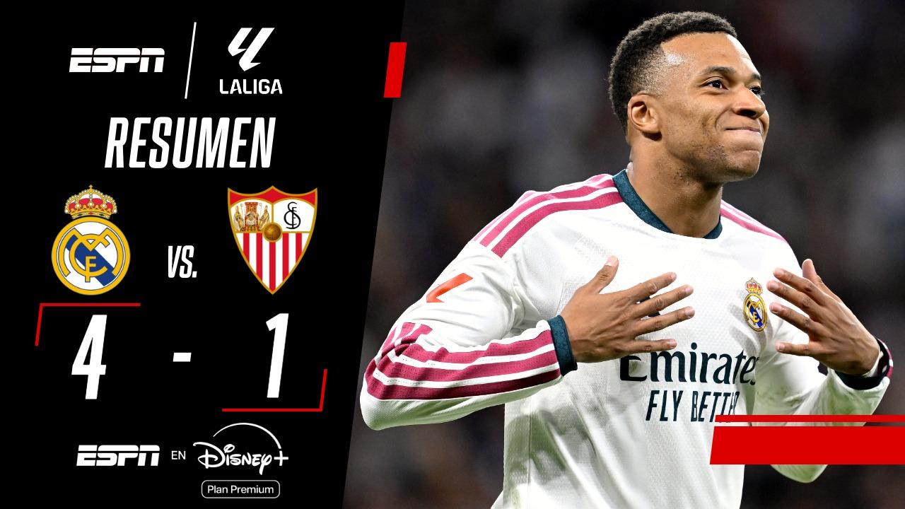 El Santiago Bernabéu se rinde ante la jerarquía de Kylian Mbappé