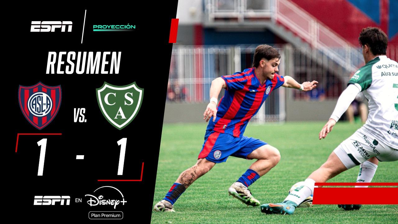 Tablas en el horizonte: San Lorenzo y Sarmiento firman un empate con sabor a poco en el Torneo Proyección
