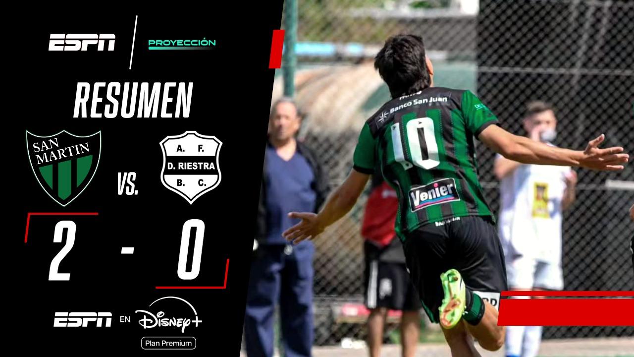 San Martín impone su jerarquía en el Torneo Proyección con un triunfo táctico ante Riestra