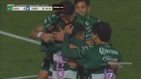 Santos Laguna impone su ley en el TSM: una goleada que sacude los cimientos del Querétaro