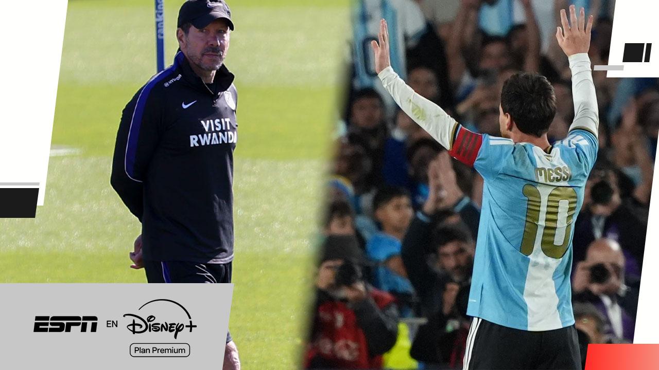 La lección de un gigante: Simeone rinde tributo a la era imborrable de Lionel Messi