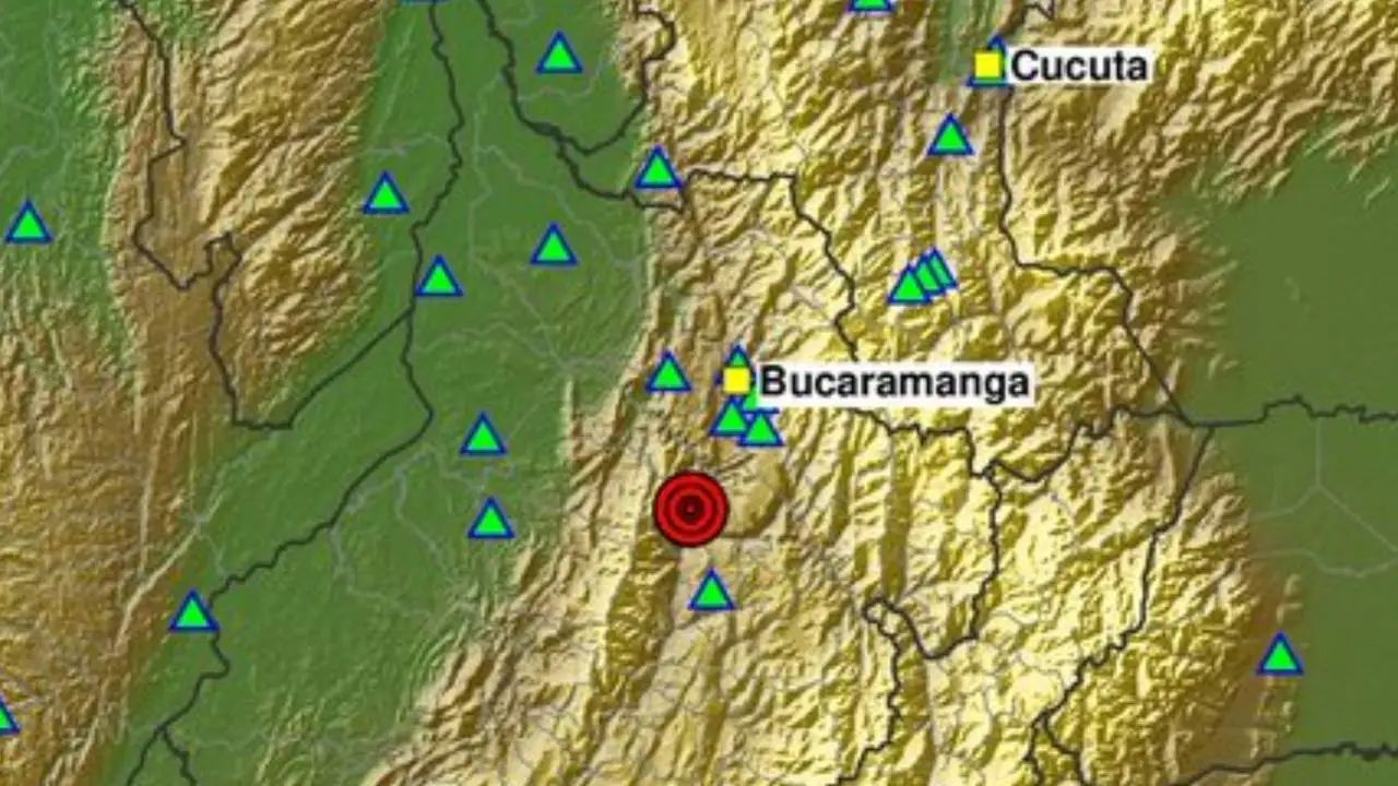 Los Santos vuelve a estremecerse: un sismo de magnitud 5,0 sacude el corazón geológico de Colombia