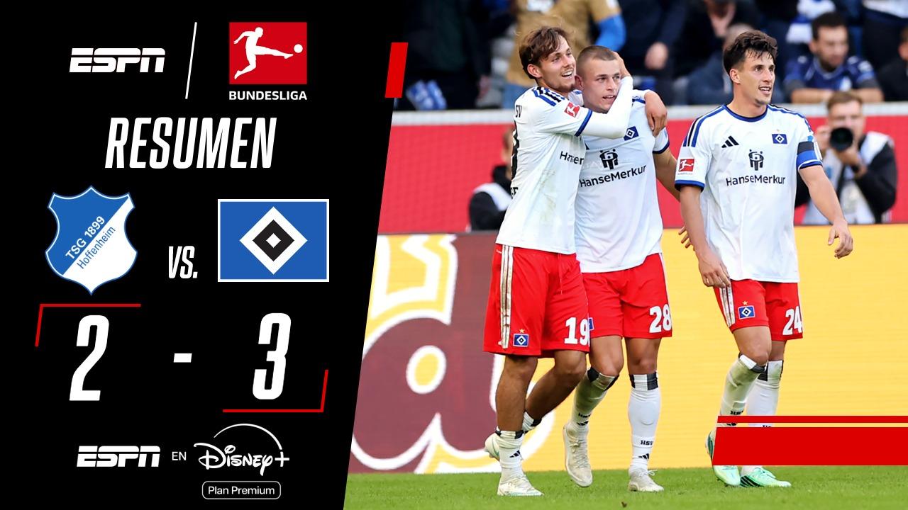 Hamburgo rescata la épica en un duelo de alta tensión frente al Hoffenheim