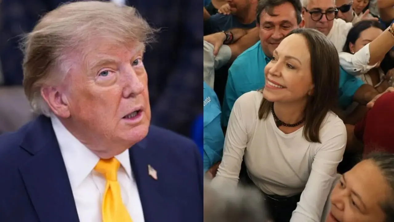 Trump se pronunció sobre el regreso de María Corina Machado a Venezuela: “Espero que esté a salvo”