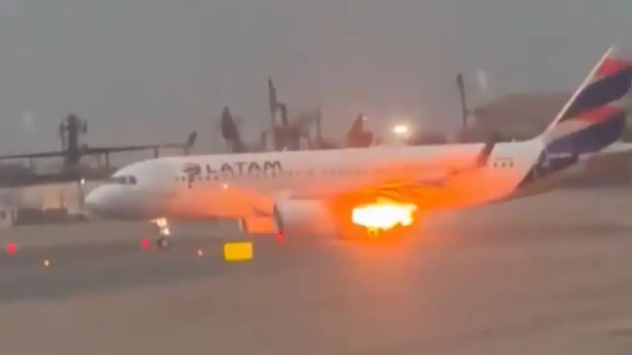 Zozobra en el Jorge Chávez: un incendio en el ala de un avión de Latam frustra despegue hacia Piura
